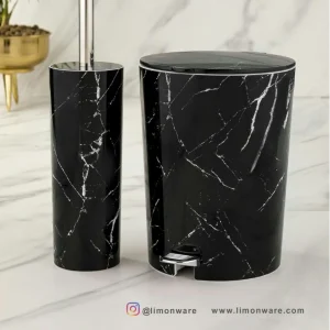 سطل و فرچه طرح ماربل